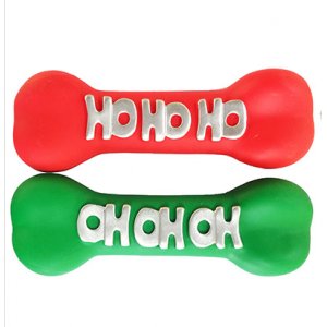 無(wú)毒環(huán)保搪膠發(fā)聲寵物玩具 HOHO骨頭OEM/ODM代加工