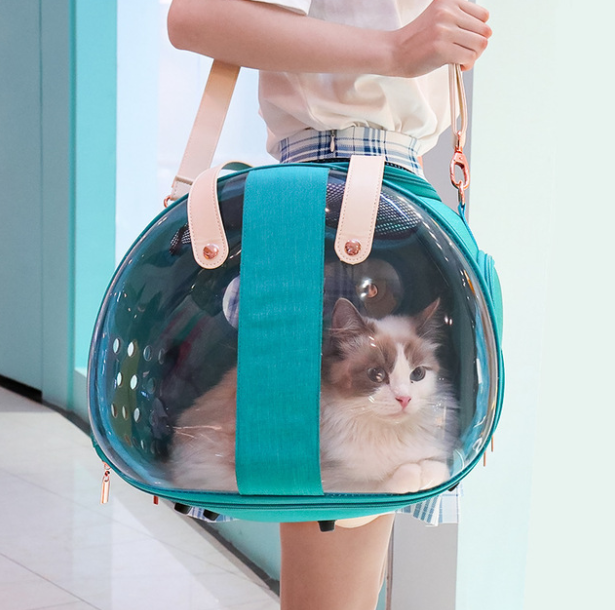 新款寵物包貓狗背包可折疊透氣手提貓包OEM代加工