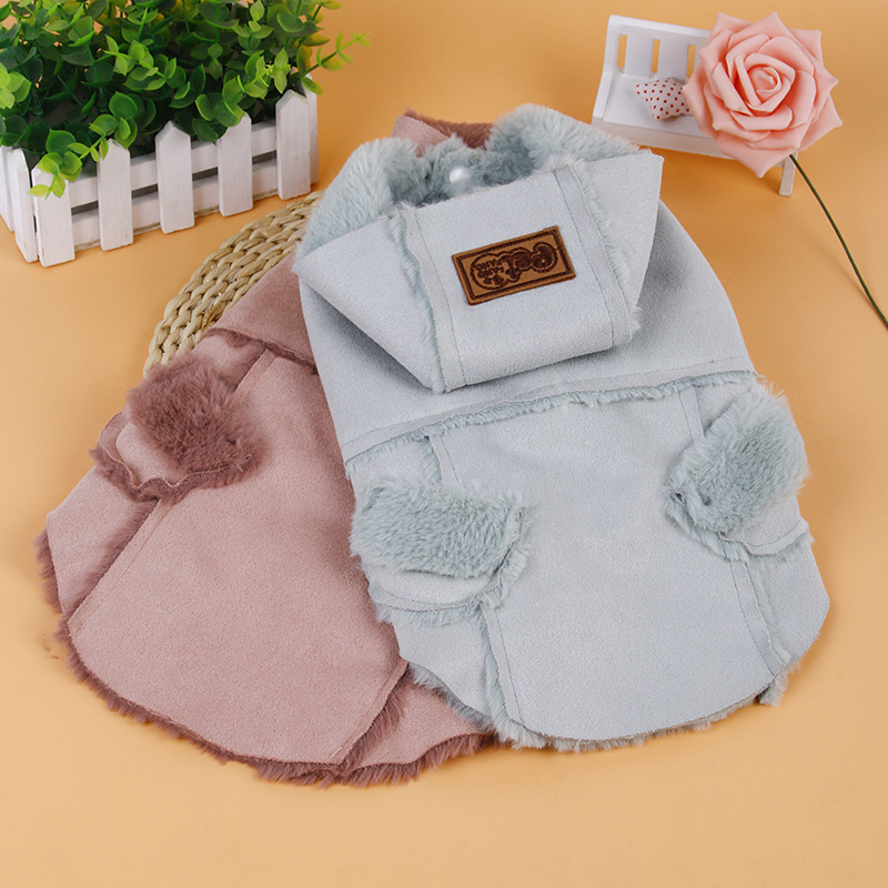 仿皮絨狗狗衣服OEM代加工