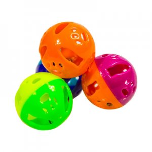 逗貓玩具雙色鈴鐺球可OEM/ODM代工