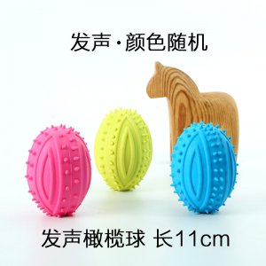 硅膠發(fā)聲橄欖球?qū)櫸锿婢呖蒓EM/ODM代工