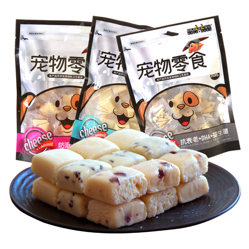 蒙貝寵物零食 狗狗營養(yǎng)全脂奶酪訓(xùn)練 訓(xùn)導(dǎo)OEM/ODM代加工