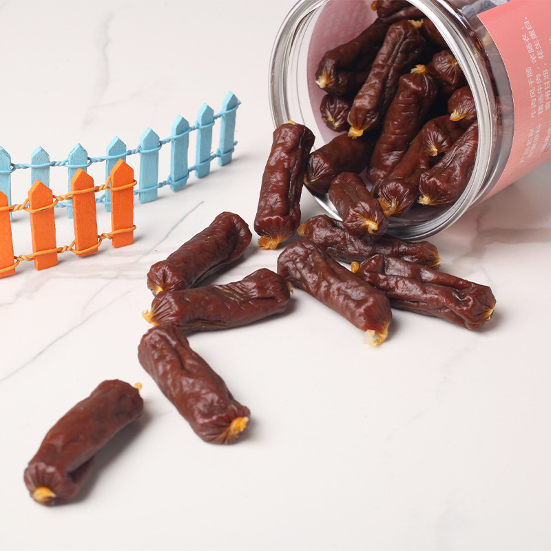 風干牛肉腸寵物貓狗通用零食代加工貼牌OEM/ODM