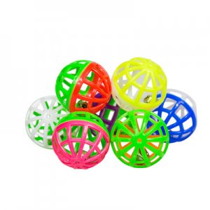 逗貓玩具互動(dòng)拋擲塑料空心球OEM代加工