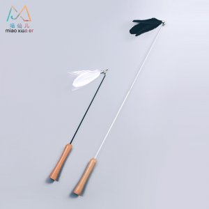 喵仙兒實(shí)木逗貓棒代加工貼牌OEM/ODM