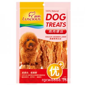 路斯優(yōu)+寵物零食雞肉硬絲狗狗肉干肉條翅膀雞 胸肉100g