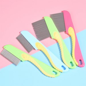 AMD 長柄跳蚤梳貓犬15*5cm