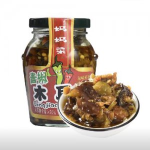 璞純牌四川特產風味青椒木耳下飯醬