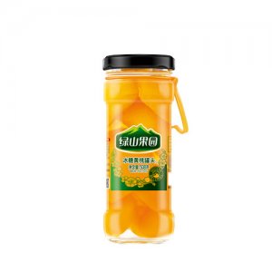 綠山果園冰糖長(zhǎng)壽黃桃罐頭