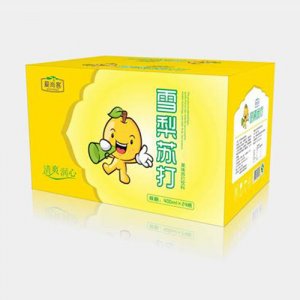 愛尚客雪梨蘇打水飲料400mlX24瓶