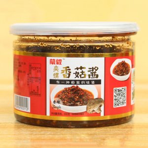 蒙毅香辣夾饃香菇醬400g