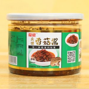 蒙毅原味夾饃香菇醬400g