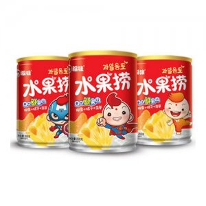 福娃水果撈果肉罐頭