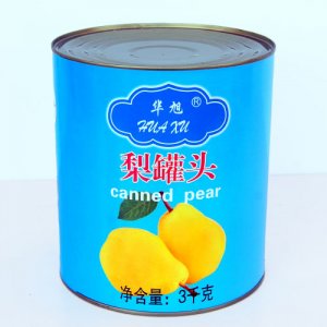 華旭梨罐頭3000g