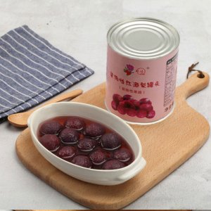 雙福紅酒梨罐頭（紅酒梨球）(烘焙專用)820克