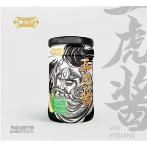謝李記神威泡椒竹筍下飯伴醬調(diào)味醬240g