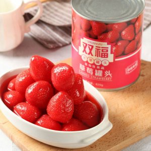 雙福糖水草莓罐頭(烘焙專用)820克