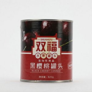 雙福糖水黑櫻桃罐頭（無枝無核）(烘焙專用)820克