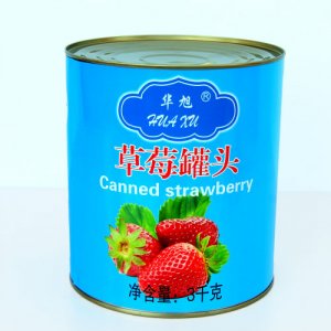 華旭草莓罐頭3000g