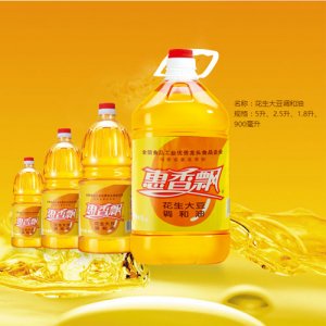 惠飄香花生大豆調(diào)和油5L