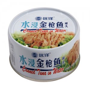遠(yuǎn)洋水浸金槍魚(yú)罐頭