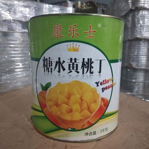 康樂士糖水黃桃罐頭