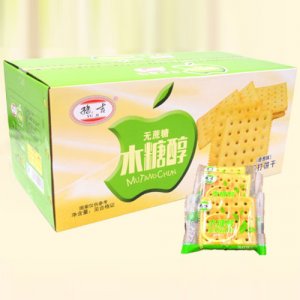 豫吉無(wú)蔗糖木糖醇蘇打餅干(香蔥味)