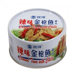 遠(yuǎn)洋辣味金槍魚(yú)罐頭