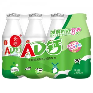 吾尚AD鈣奶220MLX4瓶排裝