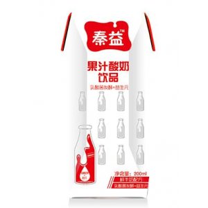 秦益果汁酸奶