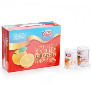 科技糖水橘子罐頭256g