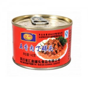 盤典五香肉丁罐頭142克