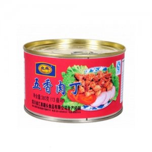 盤典五香肉丁罐頭380g