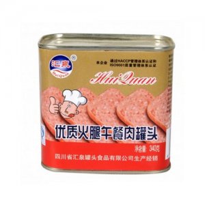 盤典優(yōu)質(zhì)火腿午餐罐頭340g