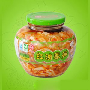 廣樂紅油春筍650g瓶裝