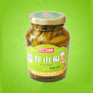 廣樂野山椒200g瓶裝