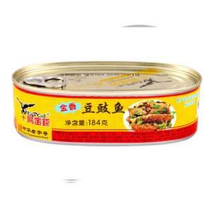 鷹金錢(qián)金香豆豉鯪魚(yú)罐頭100克