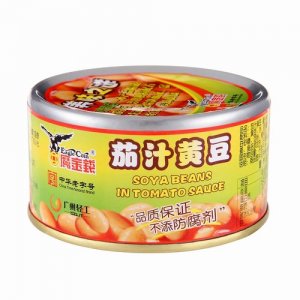 鷹金錢(qián)茄汁黃豆罐頭198g