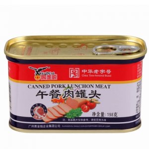 鷹金錢(qián)午餐肉罐頭198g