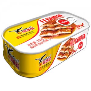 鷹金錢(qián)香辣紅燒鰻魚(yú)罐頭100克