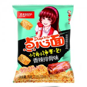 天天好日子香辣排骨味點(diǎn)心面70克