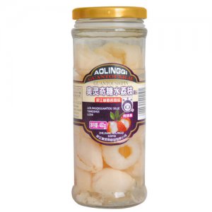 奧靈奇糖水荔枝罐頭450g