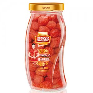 美客多新瓶草莓罐頭