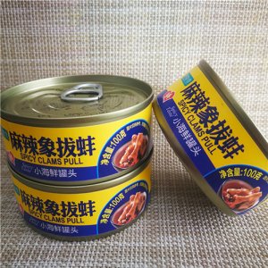 亭海灣麻辣象拔蚌罐裝