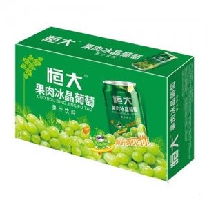 恒大果肉冰晶葡萄汁（箱裝）