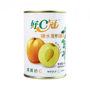 好C冠糖水黃桃罐頭
