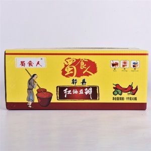蜀食人郫縣豆瓣1kgX8瓶