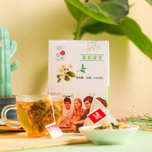 妍生草本茉莉綠茶36g