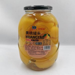 神鮮鎖黃桃罐頭罐裝720g