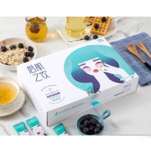 啟肌之飲蛋白肽固體飲料盒裝